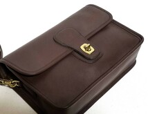 ◆新品未使用タグ付◆COACH コーチ セカンドバッグ レザー 焦茶 クラッチバッグ ビジネスバッグ オールドコーチ グラブタンレザー 本革 鞄_画像5