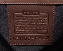 激激レア◆新品未使用!!◆0547◆COACH コーチ リュック バッグパック オールドコーチ レザー 焦茶 グラブタンレザー ヴィンテージ 本革 鞄_画像10