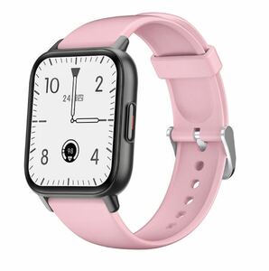 新品未使用☆ スマートウォッチ 1.69インチ 大画面 腕時計 Bluetooth5.0　ピンク