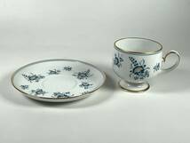 Noritake JAPAN ノリタケ　ブルーフラワー　カップ&ソーサー　5客_画像2