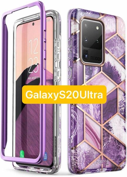 i-BLASON Galaxy S20 Ultra 5G SCG03 ケース 女性向け おしゃれ バンパー＆ケースの二重構造 
