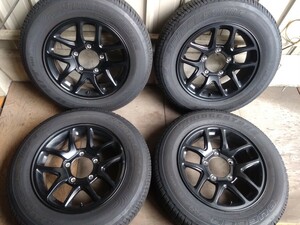 スズキ ジムニー純正ホイール　JB64　16×5.5J ＋22 pcd139.7 5穴　デューラーH/T 175/80R16　中古タイヤ・ホイール4本セット　訳あり