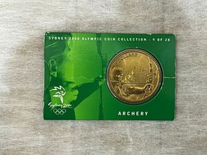 ◆ SYDNEY 2000 OLYMPIC COIN COLLECTION シドニー オリンピック 記念コイン 5ドル ARCHERY アーチェリー エリザベス オーストラリア ◆