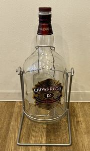 ◯CHIVAS REGAL 12年 4500ml 空瓶 ウィスキー シーバス リーガル スコットランド インテリア ディスプレイ 置物 保管品◯