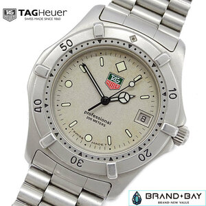 本物☆稼働品☆TAG Heuer（タグ・ホイヤー）2000シリーズ professional QZ 200m メンズ☆962.206☆グレー文字盤☆匿名発送