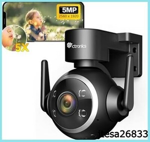 # free shipping #Ctronics security camera outdoors 5MP 5 times optics zoom 5GWi-Fi automatic . tail AI human body detection sound light alarm ONVI