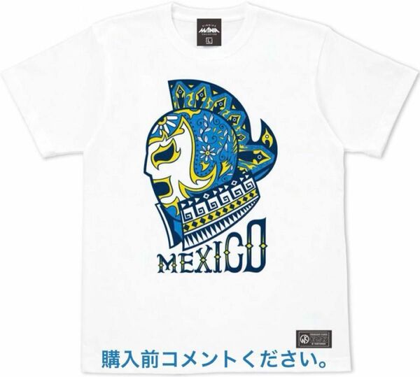 キン肉マン マリポーサ Tシャツ プロレス ジャンプ 漫画 アニメ ゆでたまご メキシコ ルチャリブレ Jump 白