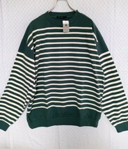 ◆★★【L】　ニコアンド　ボーダーカットソー　長袖　新品　3547-1_画像1