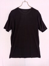 3805 ★★　TEA　DROP　シルクインナーTシャツ　サイズL　黒　新品_画像1