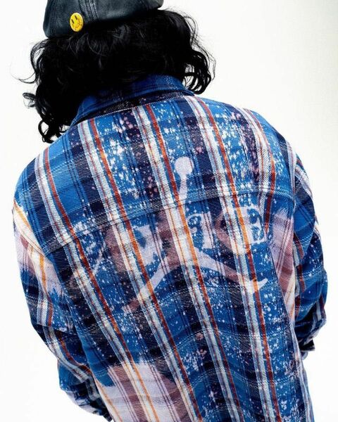 Mサイズ　Nike JORDAN Awake NY Flannel Shirt ナイキ ジョーダン アウェイク フランネルシャツ