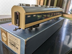 サハネ581 寝台車 カツミ KTM KATSUMI　真鍮金属製　室内灯点灯確認済 元箱なく代わりに同じカツミの箱に入れてお届け致します。