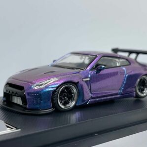 BBS 1/64 スカイライン GTR35 紫 カメレオン