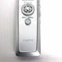 SANYO サンヨー デジタルボイスレコーダー ICレコーダー ICR-B45 シルバー b8b38cy24_画像3