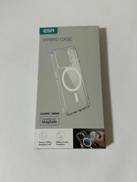 ESR for iPhone 15 Pro ケース MagSafe対応　クリアブラック