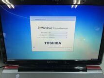 東芝 dynabook Qosmio V65/86L i3 4G HDD500G オフィス2007【USED】_画像2