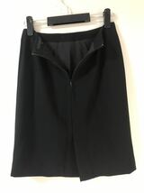 アナイ　春夏ジャケット（36）・スカート（38）セットアップスーツ ブラック ※2013年頃の新品購入品　生地も縫製も優れた美品です_画像5