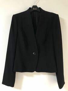 アナイ　春夏ジャケット（36）・スカート（38）セットアップスーツ ブラック ※2013年頃の新品購入品　生地も縫製も優れた美品です
