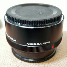 コニカ Konica Macro-Hexanon AR 55mm F3.5 マクロレンズ + マクロレンズアダプター AR ケース付（中古動作品）_画像7