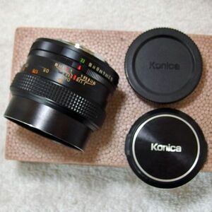 コニカ Konica Hexanon AR 50mm f1.4 標準レンズ（中古動作品）