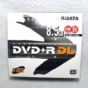 RiDATA DVD+R DL 8.5GB 5 sheets insertion ×5 box set ( new old goods )