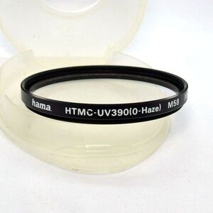 ハマ hama HTMC-UV380(0-Haze) M58 (VII)フィルター（中古）