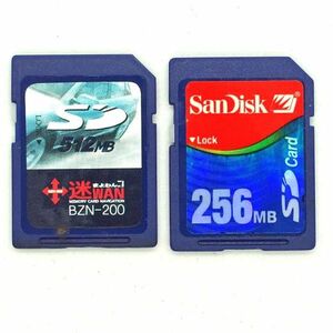 256MB + 512MB SDカードセット（中古）