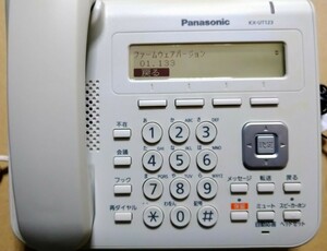 Panasonic パナソニック SIP電話機 KX-UT123N スタンド＋ACアダプター付き