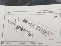 激安！CBR1000RR純正スターターモーター周辺部品Set/新品未使用品！SC59/2008～/HRC/NLR/MFL_画像2