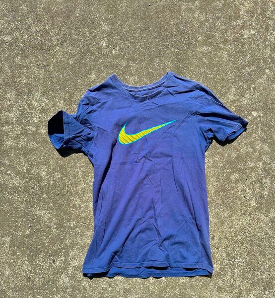 NIKE 90S00S vintage Tシャツ フェード感 ナイキ ロゴT 半袖 プリント