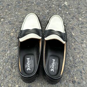 The kenford fineshoes ローファー /BLACK WHITE 靴 白 ブラック ローファー 発表会