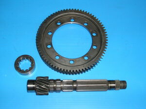  Daihatsu original final gear set ( used ) 4.933 ring gear output shaft bearing L235S Esse for 