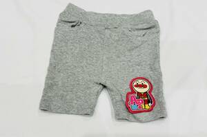  postage included Anpanman Kids collection trousers 80 short bread shorts bai gold man 