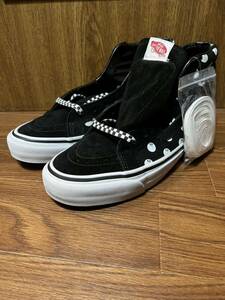 VANS × STUSSY Van z Vans Stussy collaboration unused dead stock SK8-HI US10 28cm skate high is ikatto original shoes cord attaching 