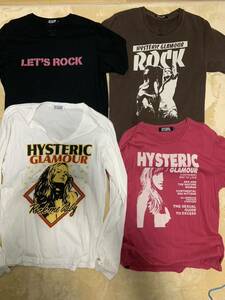 1円スタートhysteric glamour ヒステリックグラマーTシャツ 5枚セット 正規品