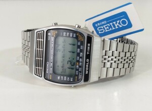 ジャンク　デッドストック　SEIKO　セイコー　ワールドタイム　アトラス　デジタル　腕時計　アラーム　クロノグラフ　クォーツ　稼働品