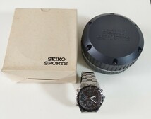 ジャンク　SEIKO　セイコー　稼働品　 パイロット　アラーム　クロノグラフ　腕時計　クォーツ　メンズ　アナログ_画像2