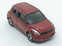 て4★トミカ ミニカー スズキ スイフト レッドメタリック 2010 S=1/64 No.36_画像4