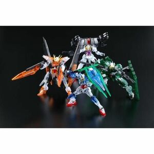 HG 1/144 4体セット 劇場版 機動戦士ガンダム00 -A wakening of the Trailblazer- ダブルオー クリアカラーVer. プレミアムバンダイ限定