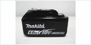 [DSE] (未使用) makita マキタ 純正 18V バッテリー BL1860B 6.0Ah バラシ品 工具