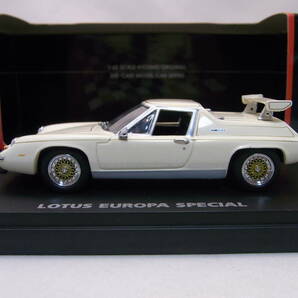 ★希少人気!★LOTUS EUROPA SPECIAL with Rear wing 白 1/43【ロータスヨーロッパ スペシャル】★美品!★京商 No.03076Wの画像3