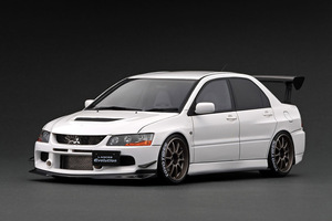 ★極美品!★三菱 Lancer Evolution IX White With Engine 1/18【Web限定80台!CT9A ランサーエボリューション ※車両のみ】★IG2433