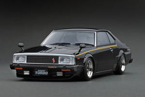 ★ケース未開封!★NISSAN SKYLINE 2000 TURBO GT-ES Black 1/18【C211 後期 スカイライン ジャパン ロンシャン 14inc】★極美品!★IG1093★