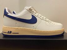 27.5cm NIKE WMNS AIR FORCE 1 '07 Sail Pale Vanilla Gold Suede Deep Royal Blue FQ8103-133 9.5 新品 黒タグ付き ナイキ エアフォース1_画像8