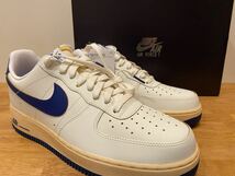 27.5cm NIKE WMNS AIR FORCE 1 '07 Sail Pale Vanilla Gold Suede Deep Royal Blue FQ8103-133 9.5 新品 黒タグ付き ナイキ エアフォース1_画像7