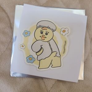 んぽちゃむと給食 ステッカー きみまろ