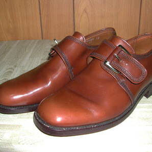 超美品 FLORSHEIM IMPERIAL フローシャイムインペリアル ドレスビジネスシューズ　サイズ8E（約26.0cm) USAアメリカ製 茶色 本革 革靴 