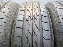 管理番号 R244 サマー 中古タイヤ 155/65R13 BS NEXTRY 夏4本価格！2022年 法人宛/営業所止め送料無料 ワゴンR ムーヴ_画像3