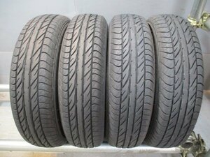 管理番号 R245 サマー 中古タイヤ 145/80R12 バリ溝 夏4本価格！ダンロップ EC201 法人宛/営業所止め送料無料