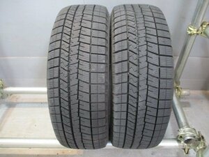 管理番号 R256 スタッドレス 中古タイヤ 185/55R16 冬2本価格！ダンロップ WM03 2022年製 法人宛/営業所止め送料無