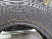 R347　中古タイヤ スタッドレス 145/80R12 80/78N LT バリ溝 冬4本価格！グッドイヤー ICE NAVI CARGO 2021年製　軽トラ バン_画像6